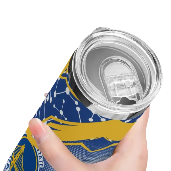 customized golden state warriors helmet clash blue skinny tumbler high quality.webp