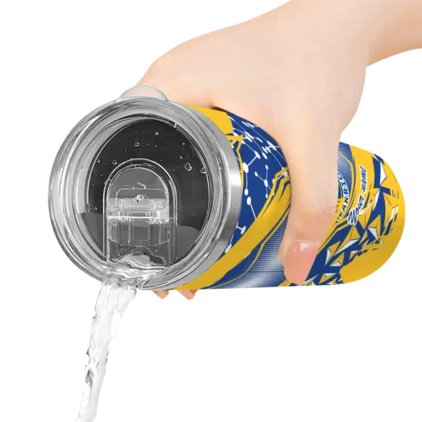 customized golden state warriors helmet clash blue skinny tumbler latest model.webp