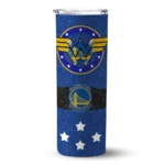 customized golden state warriors star cluster blue skinny tumbler best selling 1.webp