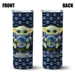 customized golden state warriors yoda cozy blue black skinny tumbler best selling 1.webp