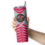 customized houston rockets camo texture red skinny tumbler best selling 1.webp