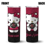 customized houston rockets hello kitty red black skinny tumbler best selling 1.webp
