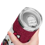 customized houston rockets hello kitty red black skinny tumbler best selling 1.webp