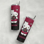 customized houston rockets hello kitty red black skinny tumbler best selling 1.webp