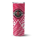 customized houston rockets monogram burst red white skinny tumbler best selling 1.webp