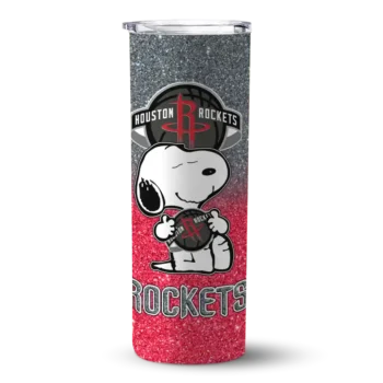 customized houston rockets snoopy attitude red skinny tumbler best selling 1.webp