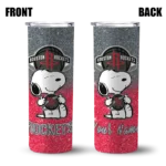 customized houston rockets snoopy attitude red skinny tumbler best selling 1.webp