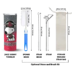 customized houston rockets snoopy attitude red skinny tumbler best selling 1.webp