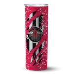 customized houston rockets star pop red black skinny tumbler best selling 1.webp