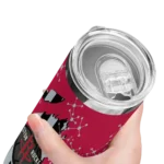 customized houston rockets star pop red black skinny tumbler best selling 1.webp