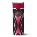 customized houston rockets superman emblem red black skinny tumbler best selling 1.webp