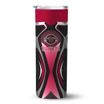 customized houston rockets superman emblem red black skinny tumbler best selling 1.webp