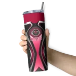 customized houston rockets superman emblem red black skinny tumbler best selling 1.webp