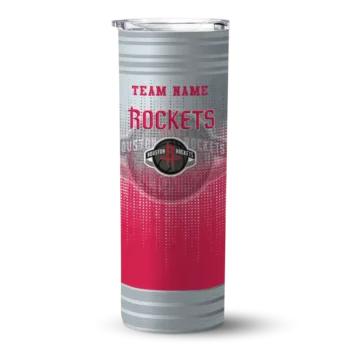 customized houston rockets swirl texture red skinny tumbler best selling 1.webp