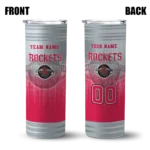 customized houston rockets swirl texture red skinny tumbler best selling 1.webp