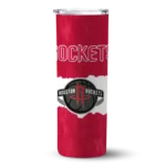 customized houston rockets torn band red white skinny tumbler best selling 1.webp