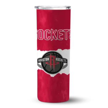 customized houston rockets torn band red white skinny tumbler best selling 1.webp