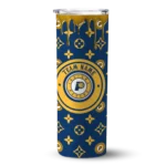 customized indiana pacers camo streak blue skinny tumbler best selling 1.webp