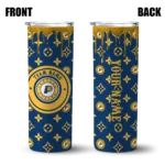 customized indiana pacers camo streak blue skinny tumbler best selling 1.webp