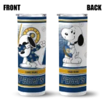 customized indiana pacers snoopy dog blue white skinny tumbler best selling 1.webp