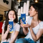 customized indiana pacers starburst tiles blue skinny tumbler best selling 1.webp