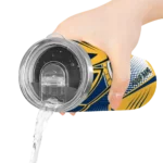 customized indiana pacers web stripes blue white skinny tumbler best selling 1.webp