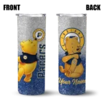 customized indiana pacers winnie the pooh blue gray skinny tumbler best selling 1.webp