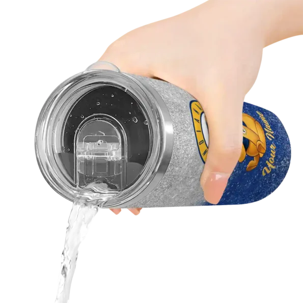 customized indiana pacers winnie the pooh blue gray skinny tumbler latest model.webp