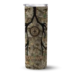 customized los angeles clippers antler flow camo skinny tumbler best selling 1.webp