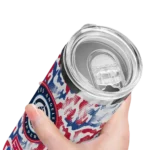 customized los angeles clippers claw marks red white skinny tumbler best selling 1.webp