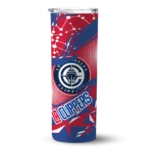 customized los angeles clippers helmet clash red skinny tumbler best selling 1.webp