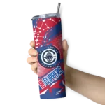 customized los angeles clippers helmet clash red skinny tumbler best selling 1.webp