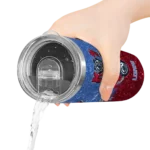 customized los angeles clippers kiss band blue skinny tumbler best selling 1.webp