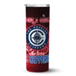 customized los angeles clippers rose romance red black skinny tumbler best selling 1.webp