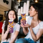 customized los angeles lakers camo texture purple skinny tumbler best selling 1.webp