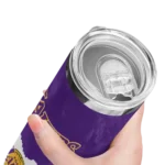 customized los angeles lakers torn band purple white skinny tumbler best selling 1.webp