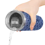 customized memphis grizzlies camo streak blue skinny tumbler best selling 1.webp