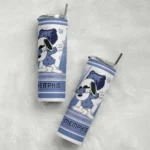 customized memphis grizzlies snoopy dog blue white skinny tumbler best selling 1.webp