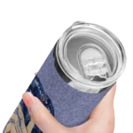 customized memphis grizzlies sparkle lips blue skinny tumbler best selling 1.webp