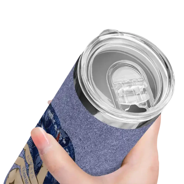 customized memphis grizzlies sparkle lips blue skinny tumbler high quality.webp
