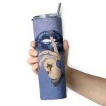 customized memphis grizzlies sparkle lips blue skinny tumbler best selling 1.webp