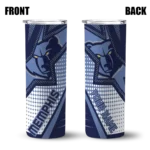customized memphis grizzlies web stripes blue white skinny tumbler best selling 1.webp