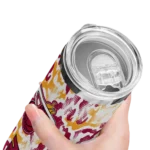 customized miami heat claw marks red white skinny tumbler best selling 1.webp