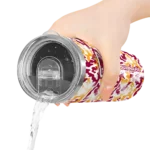 customized miami heat claw marks red white skinny tumbler best selling 1.webp