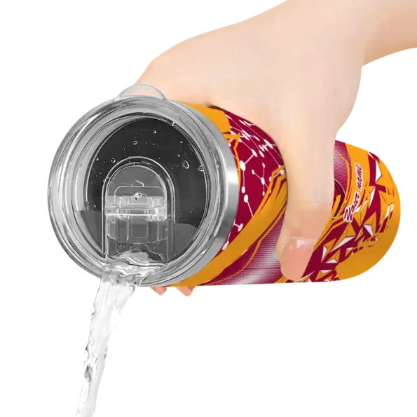 customized miami heat helmet clash red skinny tumbler latest model.webp