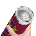 customized miami heat star cluster red skinny tumbler best selling 1.webp