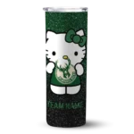 customized milwaukee bucks hello kitty green black skinny tumbler best selling 1.webp