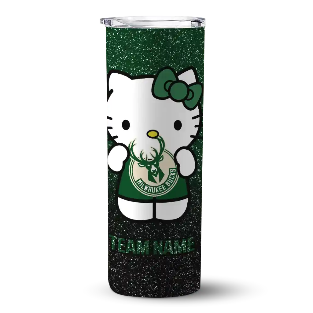 customized milwaukee bucks hello kitty green black skinny tumbler best selling 1.webp customized milwaukee bucks hello kitty green black skinny tumbler best selling 1.webp