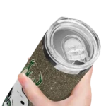 customized milwaukee bucks snoopy attitude green skinny tumbler best selling 1.webp