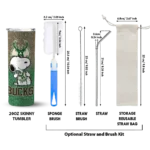 customized milwaukee bucks snoopy attitude green skinny tumbler best selling 1.webp